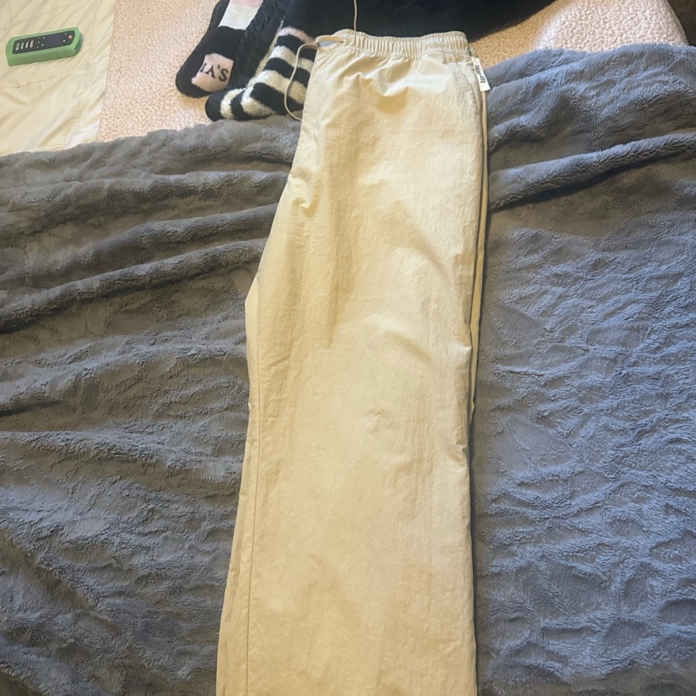 Djerf Avenue Sporty Pants size L SAND